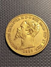 MONETA ORO REGNO SARDEGNA VITTORIO EMANUELE II 20 LIRE 1858  RARA per collezione