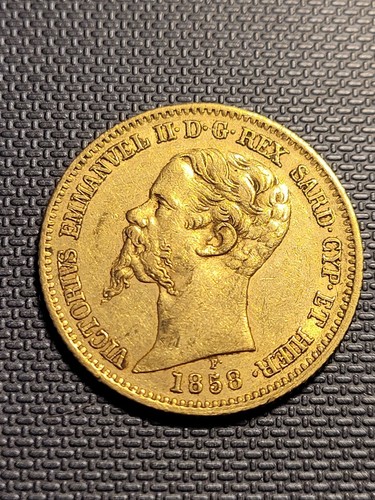 Moneta oro regno sardegna - moneta,