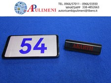 508-83R FREGIO LOGO SIGLA SCRITTA “ABARTH” LATERALE ROSSO A112 MOD. 83