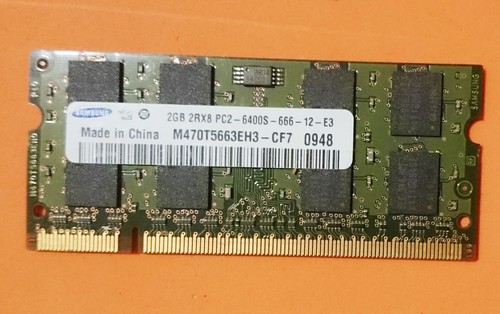 Memoria ram 2gb - ddr2, sony