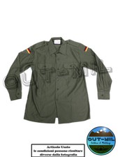 Camicia militare Tedesca leggera (Usata) Esercito Tedesco verde caccia pesca