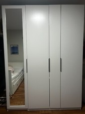 White IKEA PAX Wardrobe –