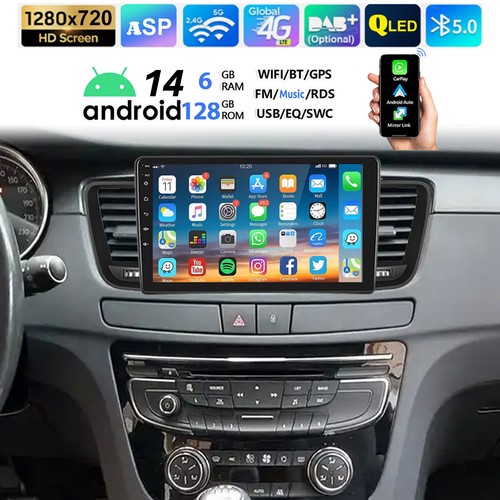 128gb carplay per peugeot - 6+128gb, 4g