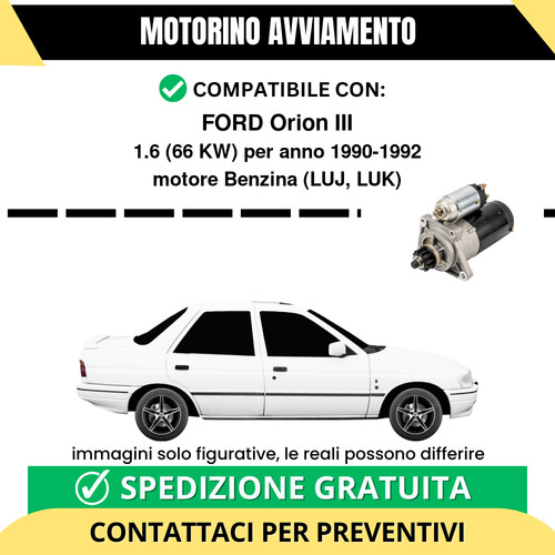 Motorino avviamento ford - motorino,