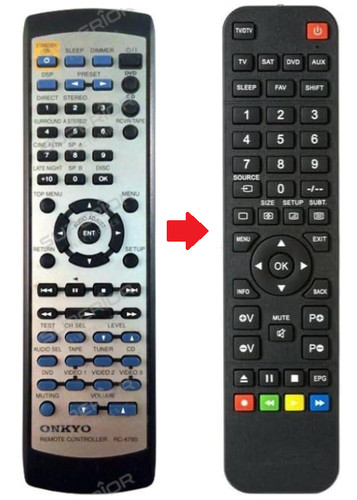 Telecomando ricambio per - di,