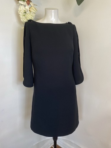 Abito donna nero manica 4 - donna, 3/4