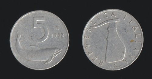 Lire 1952 delfino timone - 5,