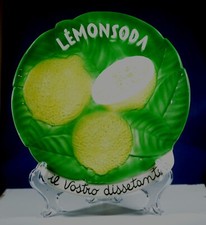PIATTO IN CERAMICA ANNI 60 LEMONSODA