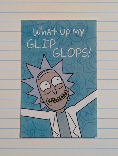Adesivo rick morty vending - rick,