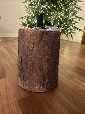 Base albero di Natale Effetto Tronco- marrone. Lakico Deco .