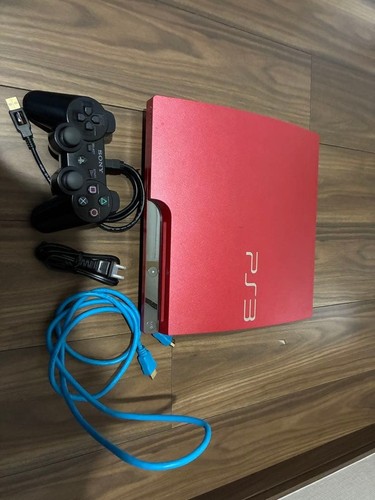 Sony ps3 red console slim - ps3,