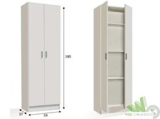 KIT ARMADIO RIPOSTIGLIO 2 ANTE