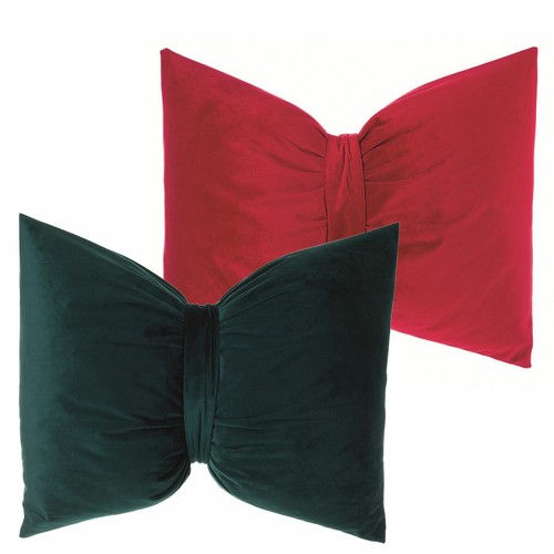 Cuscino fiocco velluto - velluto, shabby