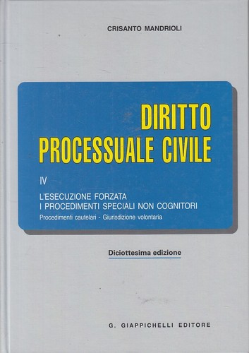 Diritto processuale civile - diritto,