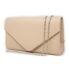 Pochette beige donna cerimonia