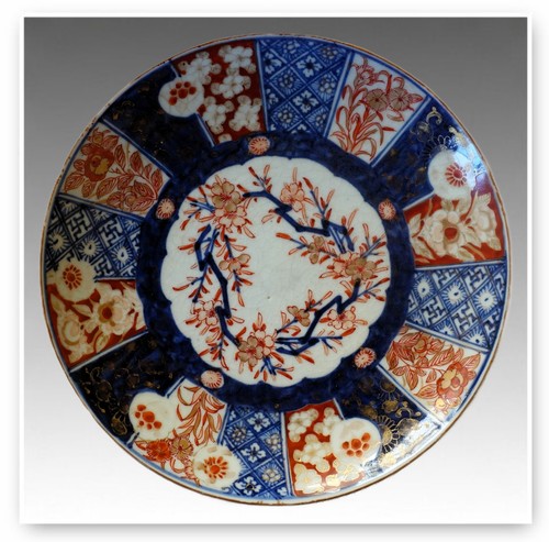 Piatto porcellana cinese imari - piatto,