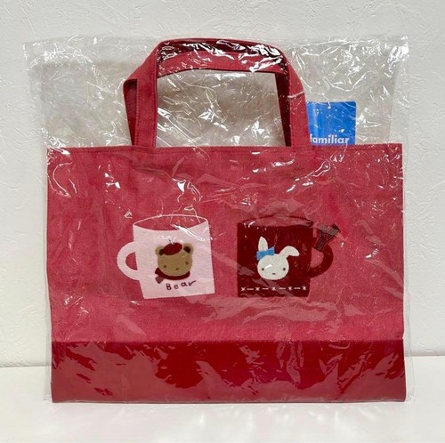 Borsa familia red denim - red,