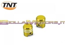 252003 COPPIA TAPPI VALVOLE RUOTA TNT PISTON oro anodizzato