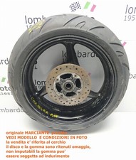 CERCHIO RUOTA POSTERIORE 17  X 6.00 Honda CBR 900 954 RR Fireblade 2002 2004