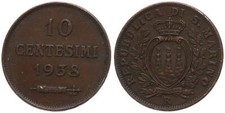 San Marino - 10 Centesimi 1938