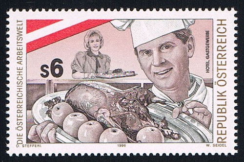 Austria francobollo lavoro - austria,