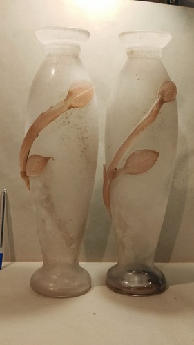 Coppia vasi vetro - di,