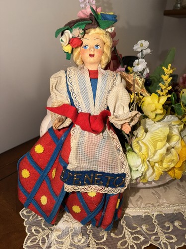 Bambola vintage lenci panno - bambola,
