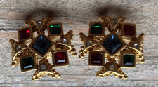 Maltese cross color stone - maltese, clip