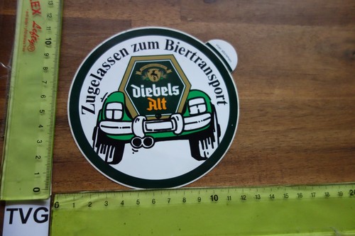 Vecchio adesivo birrificio