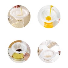  Filtro per latte di soia con manico Cucchiaio per filtro per succo a maglia