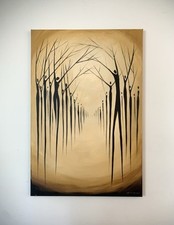 Quadro albero espressionista