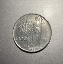 100 lire 1955 Minerva