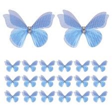20pcs 1.2"x1.8" Organza 3D