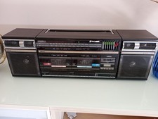 Radio Irradio stereo double cassette-recoder wm 7071 funzionante