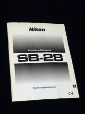 Manuale Nikon flash Sb28