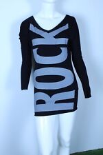 DENNY ROSE MAGLIA MAGLIETTA MAXI MAGLIA TAG SIZE S