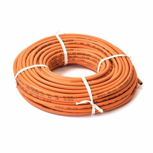 Tubo gas gomma - arancione, gpl