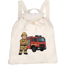 Zaino/zaino in tela 'Fire