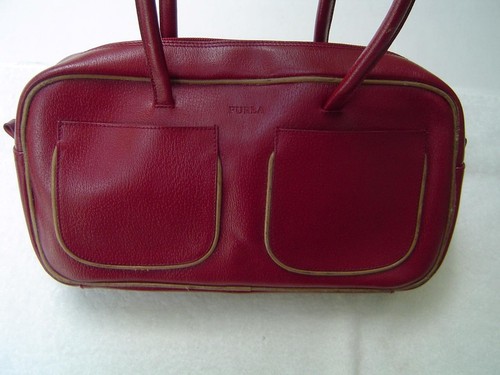 Authentic furla red leather - authentic,