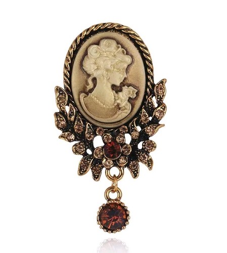 Spilla vintage vittoriana - , dama