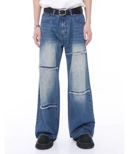 Pantaloni uomo blu - , gamba
