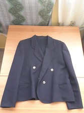 Giacca donna Gallara misto lana fine Blu taglia 48 size L  normal fit  vintage