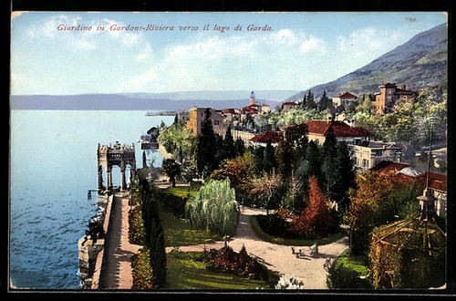 Cartolina gardone riviera - cartolina, gardone-riviera