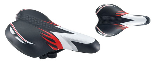 Sella completa per bmx nera - per,