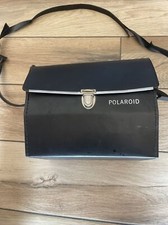 CUSTODIA VALIGETTA IN SIMILPELLE NERA PER FOTOCAMERA POLAROID ANNI 70 