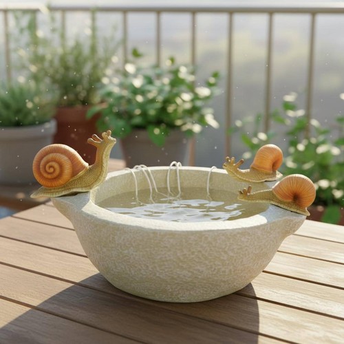 Coppa giardino con anatra - da,