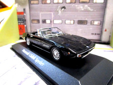 MASERATI Ghibli Spyder Roadster nero 1969 Maxichamps Minichamps 1:43
