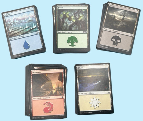 100 basic lands of each - 100, 20