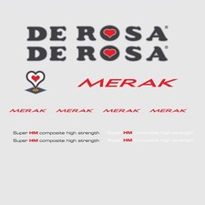 De Rosa Merak Decalcomanie Bici, Trasferimenti, Adesivi n.4