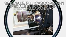 ★SPECIALE FUJI FILM FUJICASCOPE SH 1 SINGLE 8★ LAMPADA 21 V 150 W + CINGHIA★ 